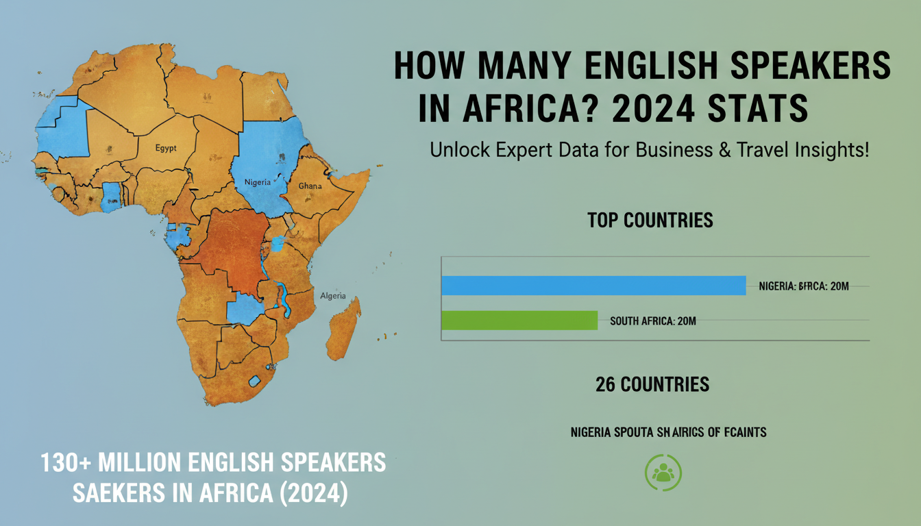 How Many English Speakers in Africa? 2024 Stats