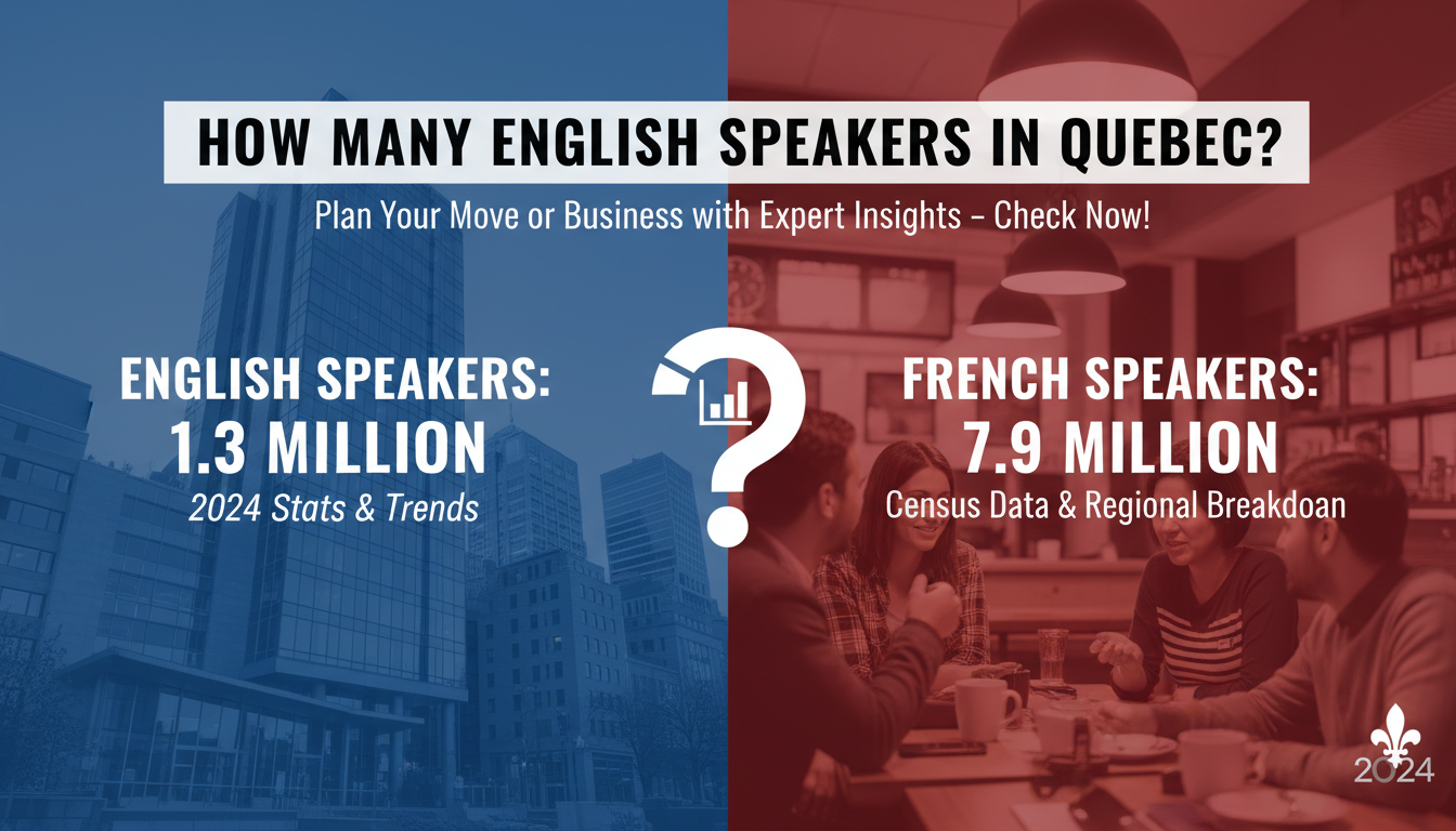 How Many English Speakers in Quebec? 2024 Stats How Many English Speakers in Quebec? 2024 Stats