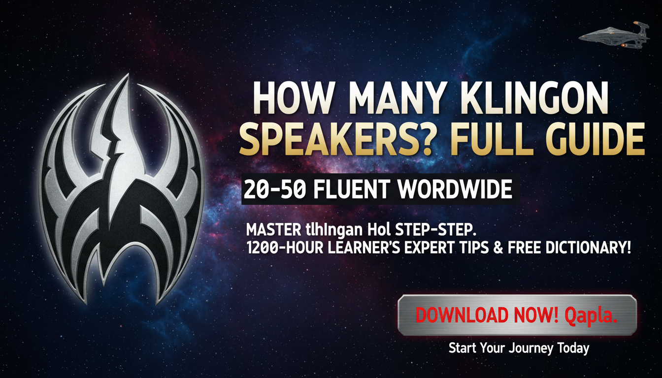 How Many Klingon Speakers? Full Guide