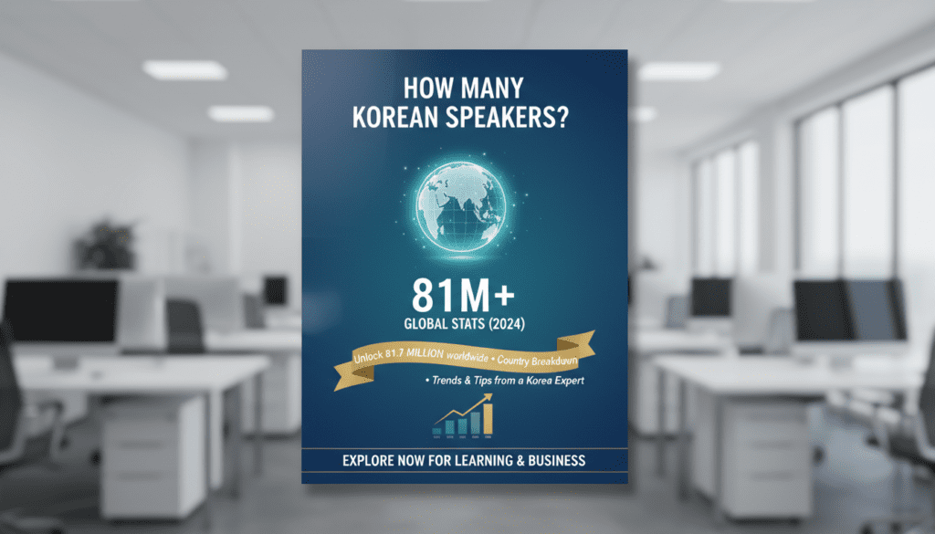How Many Korean Speakers? 81M+ Stats