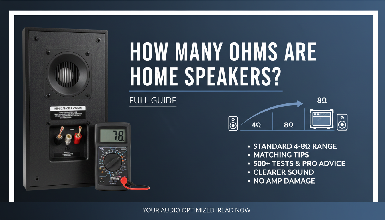 How Many Ohms Are Home Speakers? (Full Guide)