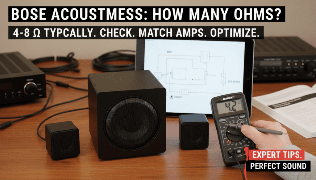 How Many Ohms Bose Acoustimass Speakers?