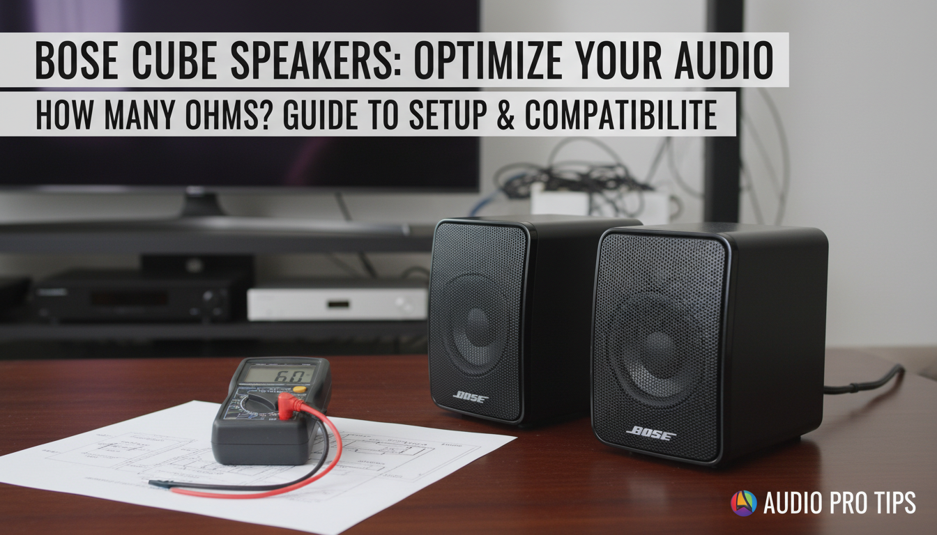 How Many Ohms Bose Cube Speakers? How Many Ohms Bose Cube Speakers?