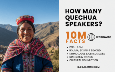 How Many Quechua Speakers? 10M Facts