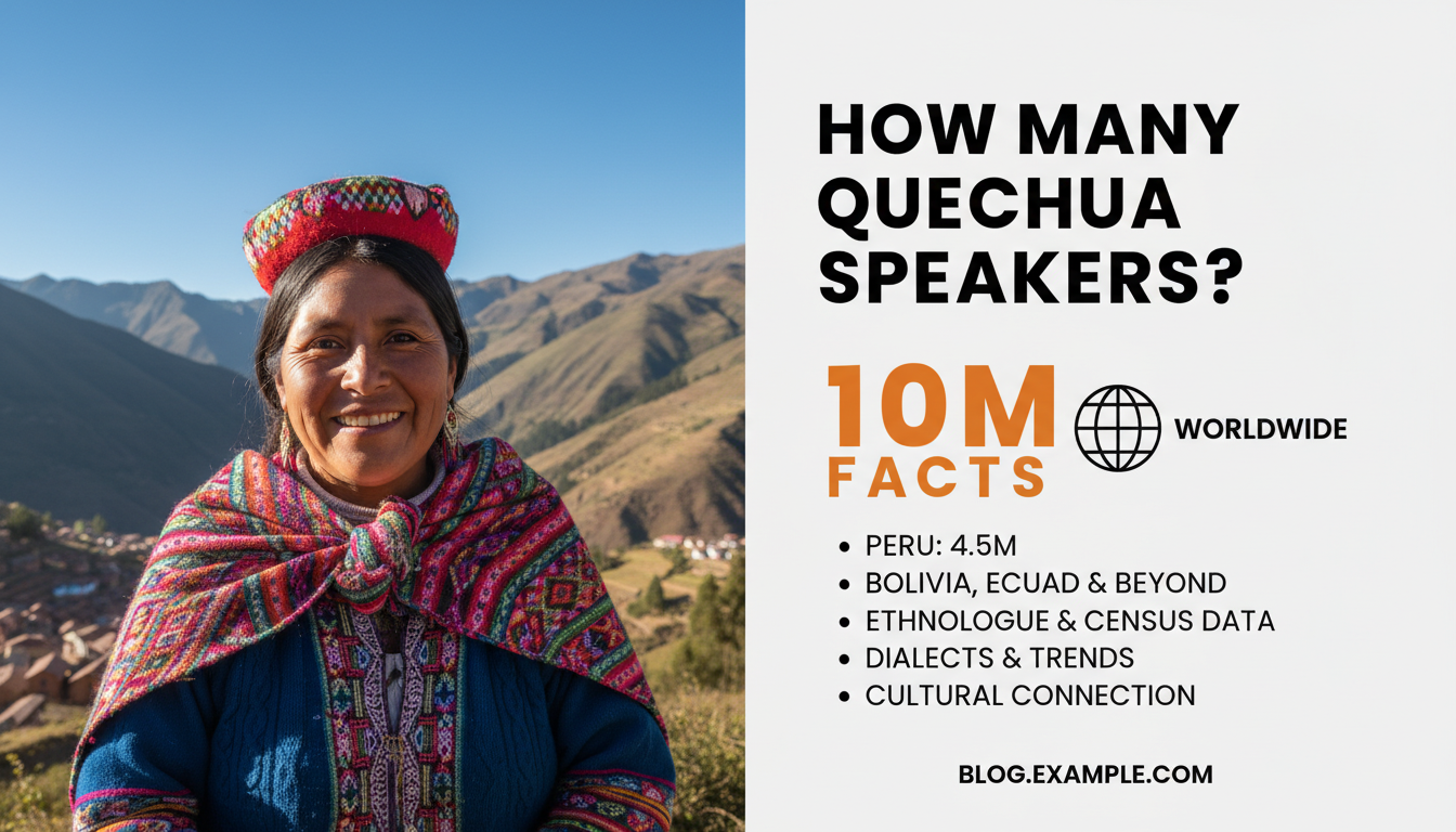 How Many Quechua Speakers? 10M Facts