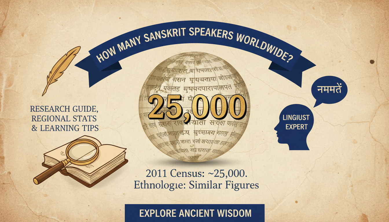 How Many Sanskrit Speakers Are There? How Many Sanskrit Speakers Are There?