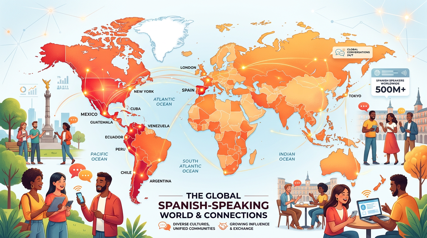 How Many Spanish Speakers in the World? 2024