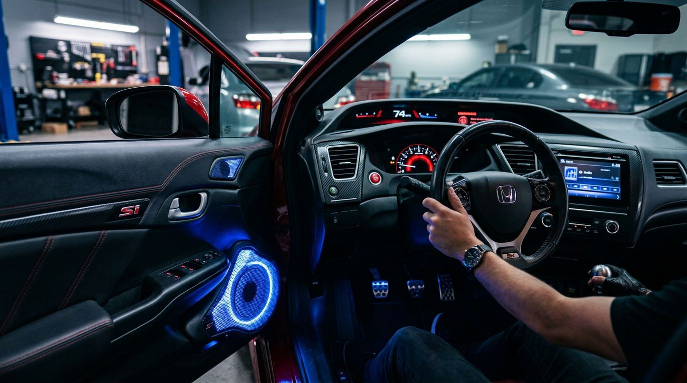 How Many Speakers: 12 Civic Si Coupe