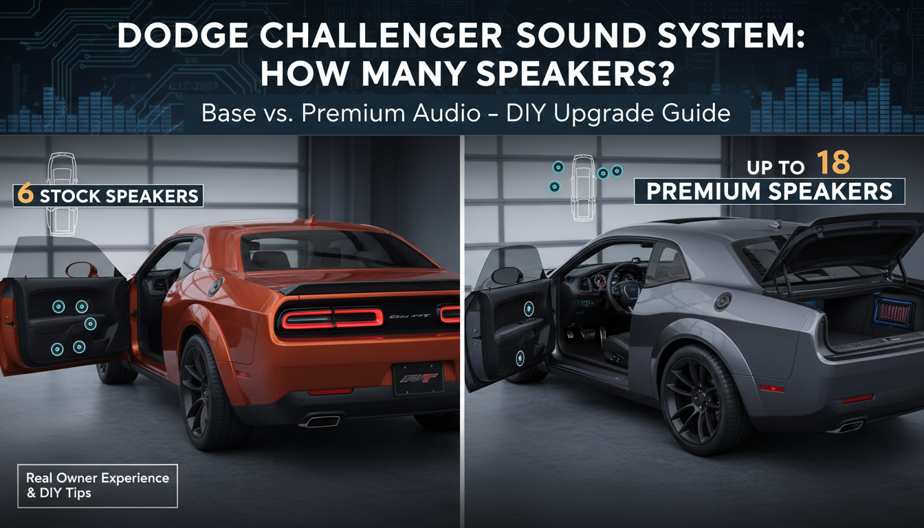 How Many Speakers in Dodge Challenger?
