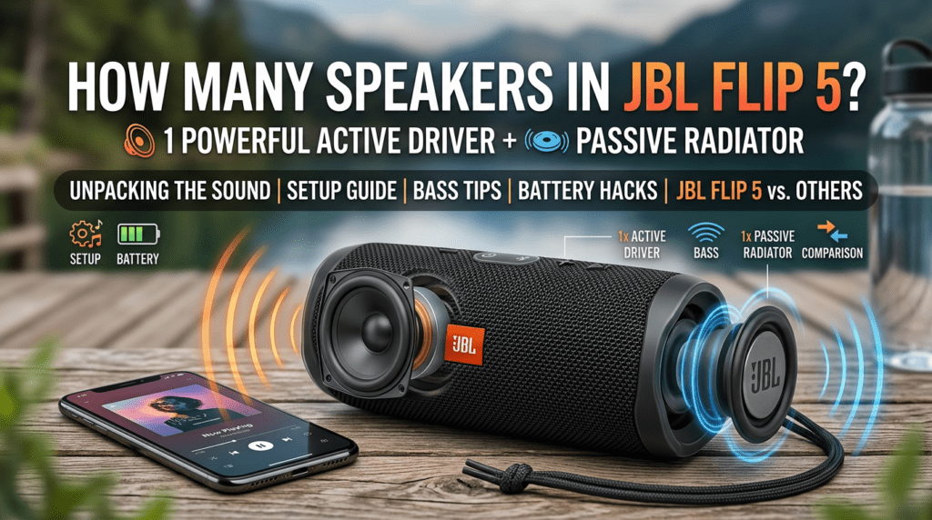 How Many Speakers in JBL Flip 5?