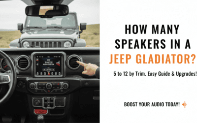 How Many Speakers in Jeep Gladiator?