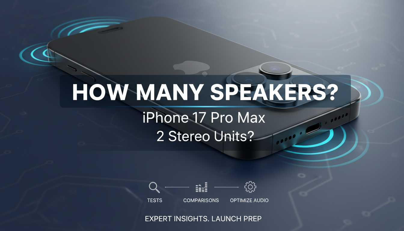 How Many Speakers iPhone 17 Pro Max?
