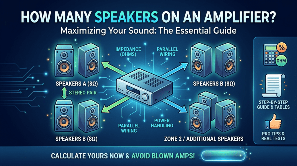How Many Speakers on Amplifier?