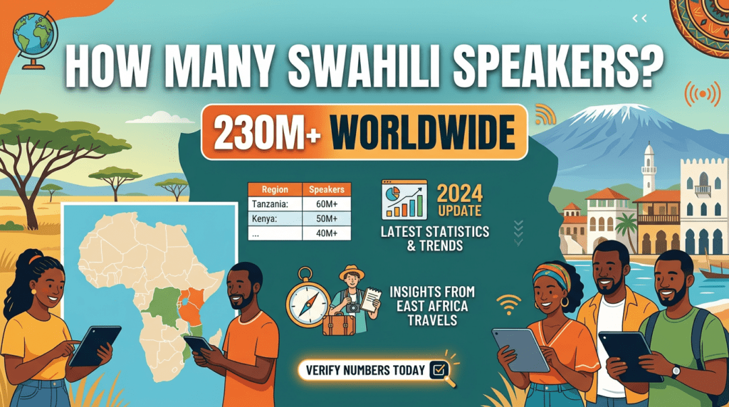 How Many Swahili Speakers? 230M Worldwide