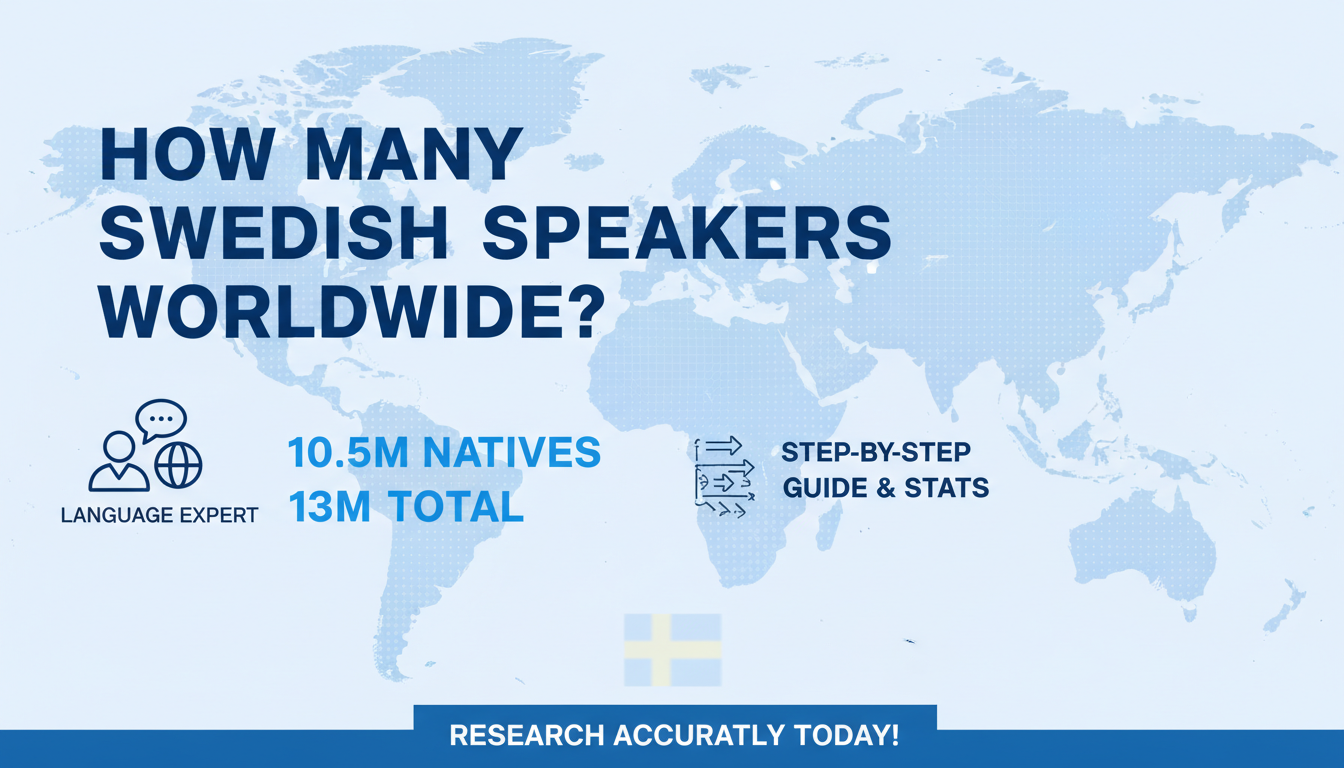 How Many Swedish Speakers Worldwide?