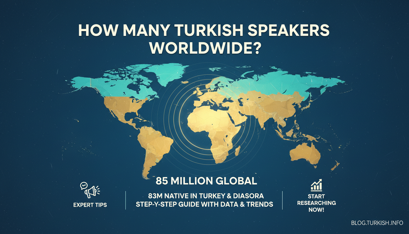 How Many Turkish Speakers Worldwide?