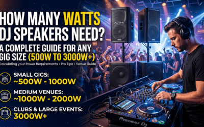 How Many Watts DJ Speakers Need