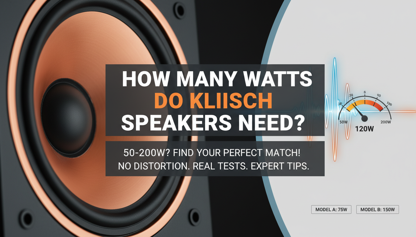 How Many Watts Klipsch Speakers Need (50 chars)