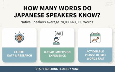 How Many Words Do Japanese Speakers Know?