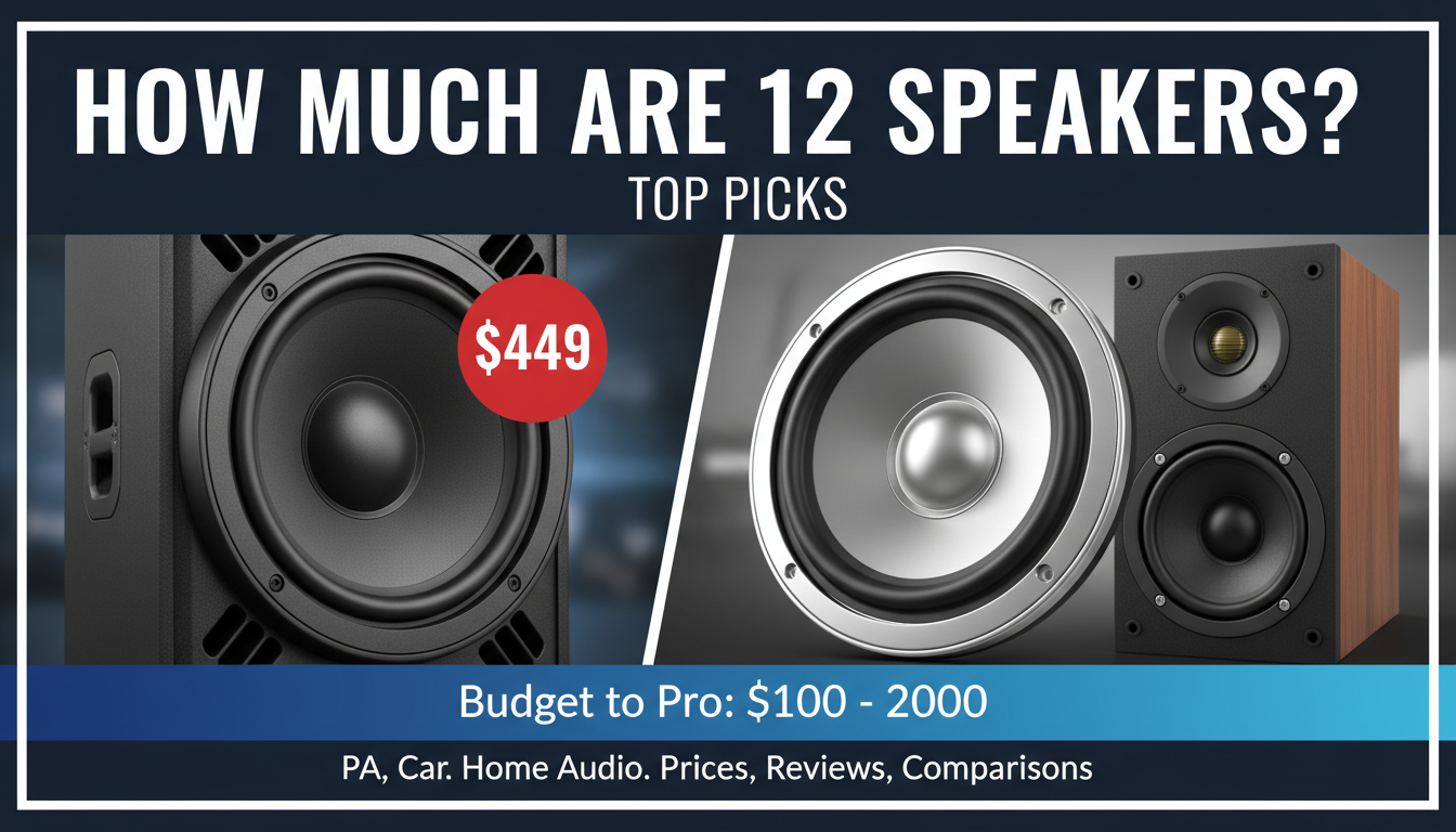How Much Are 12 Speakers? Top Picks