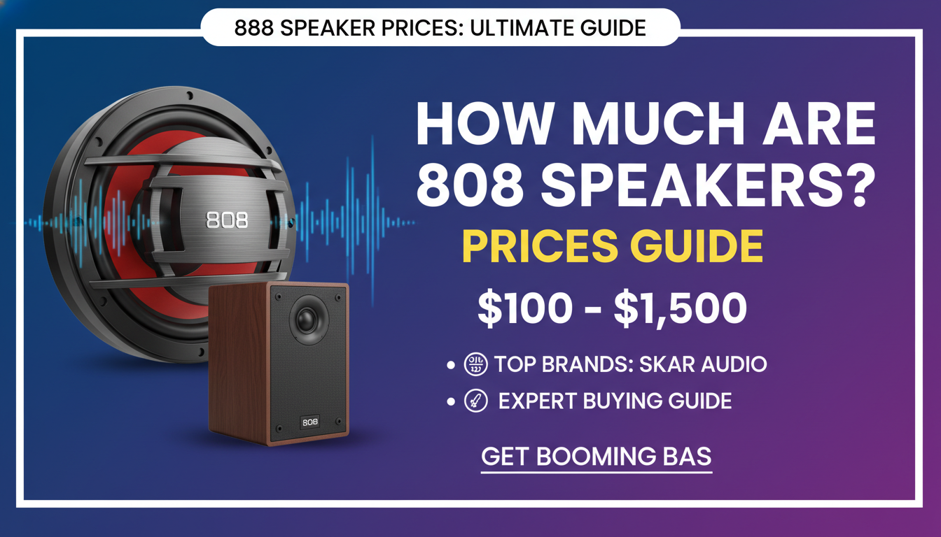 How Much Are 808 Speakers? Prices Guide