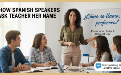 How Spanish Speakers Ask Teacher Her Name