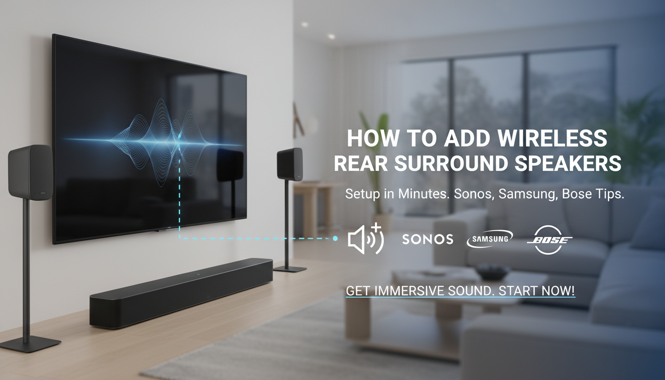 How to Add Wireless Rear Surround Speakers