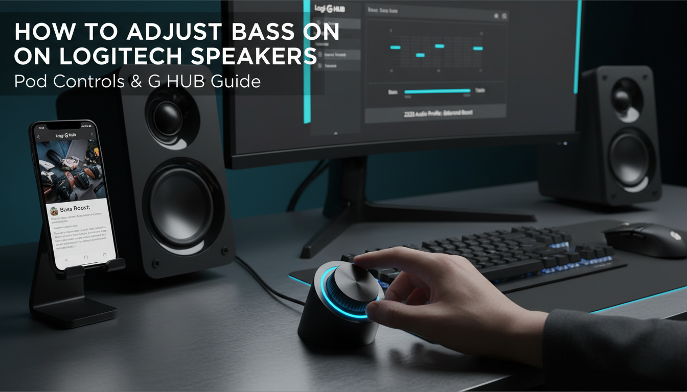 How to Adjust Bass on Logitech Speakers