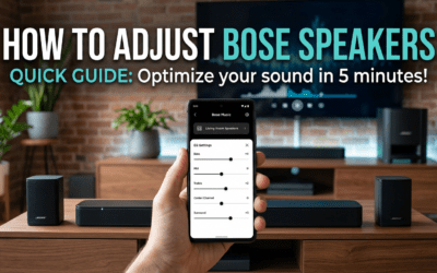 How to Adjust Bose Speakers (Quick Guide)