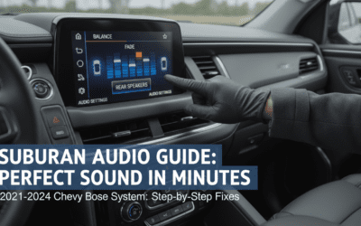 How to Adjust Speakers in Suburban Guide
