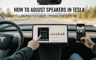 How to Adjust Speakers in Tesla