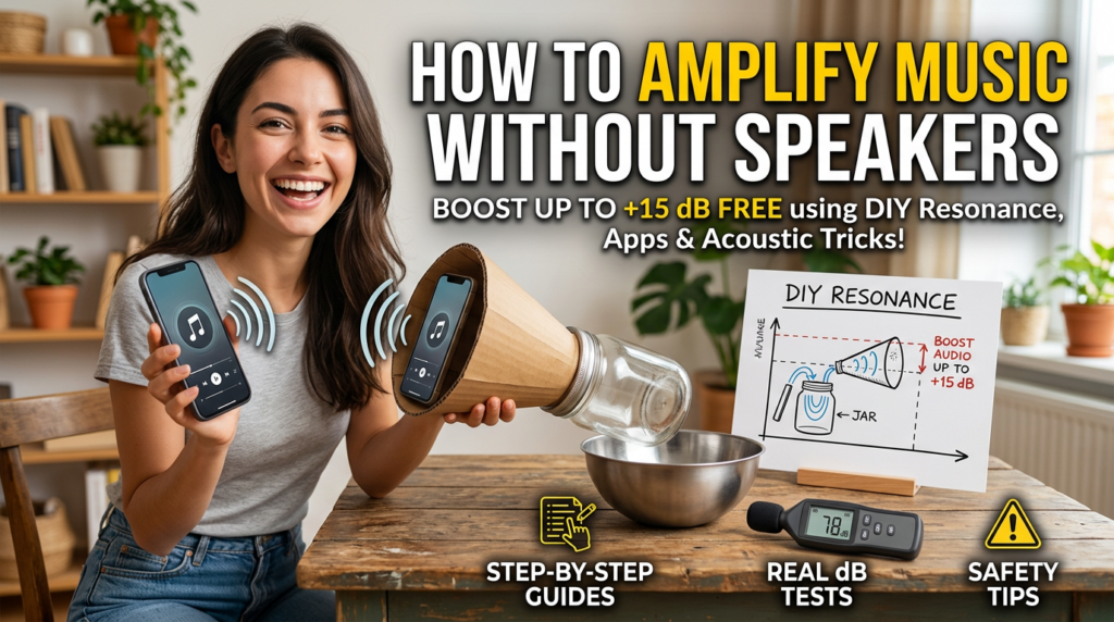 How to Amplify Music Without Speakers