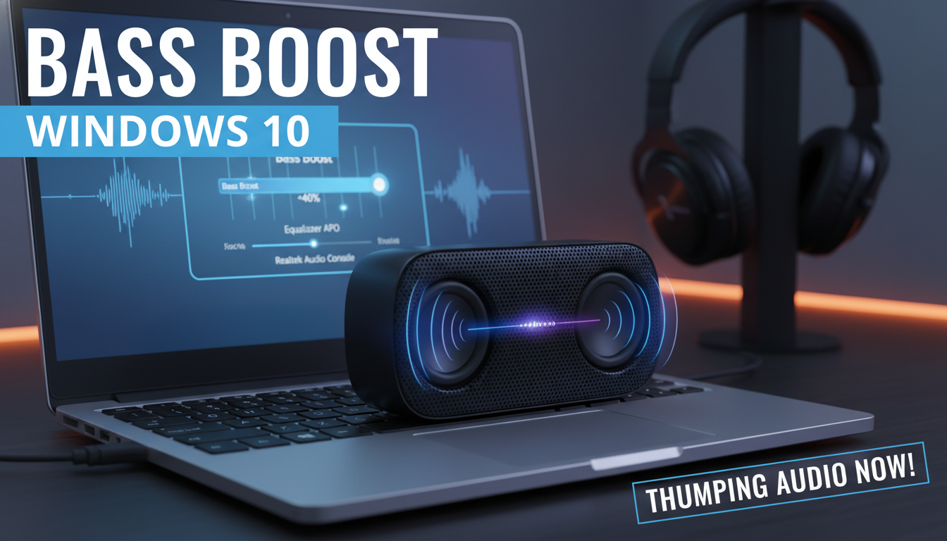 How to Bass Boost Speakers Windows 10