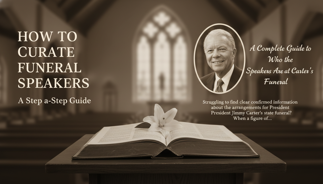 How to Carter Funeral Speakers: A Step-by-Step Guide