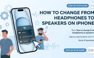 How to Change from Headphones to Speakers iPhone
