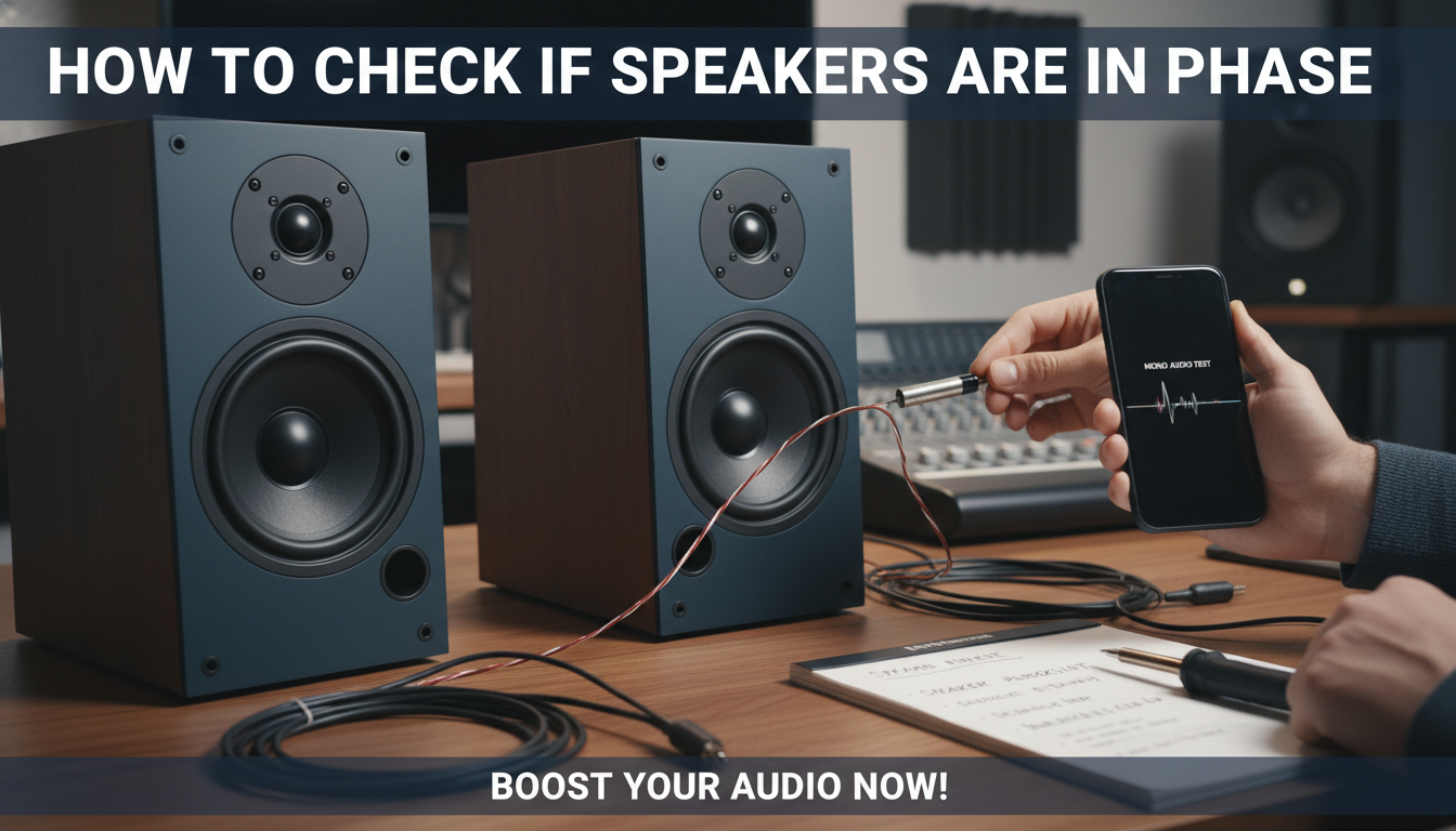 How to Check If Speakers Are In Phase How to Check If Speakers Are In Phase