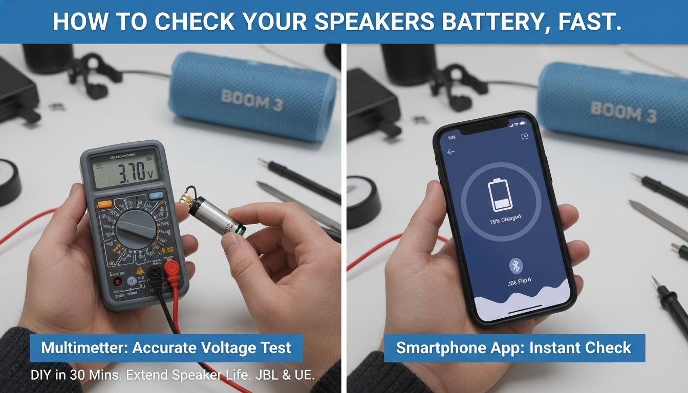How to Check Your Speakers Battery Fast