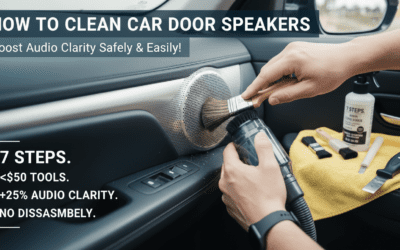 How to Clean Car Door Speakers