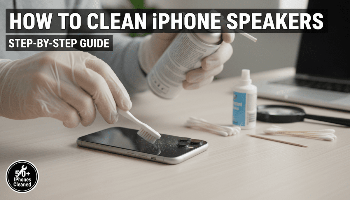 How to Clean iPhone Speakers (Step-by-Step)