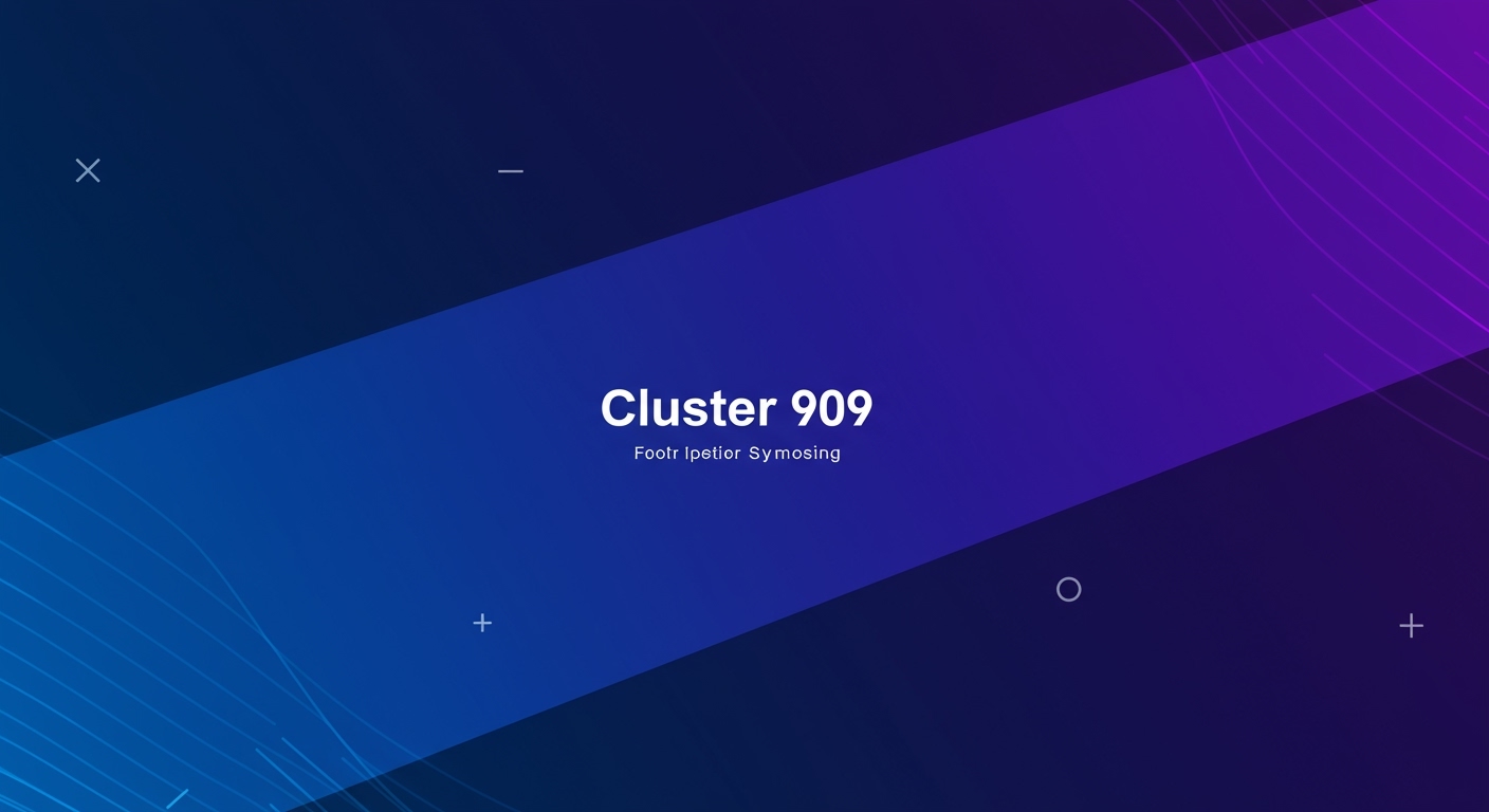 How to Cluster 909: A Step-by-Step Guide