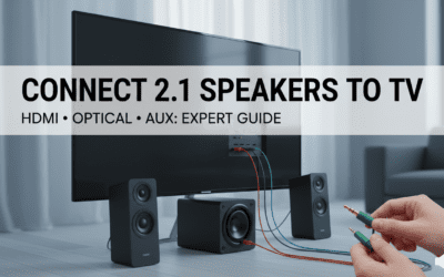 How to Connect 2.1 Speakers to TV Guide