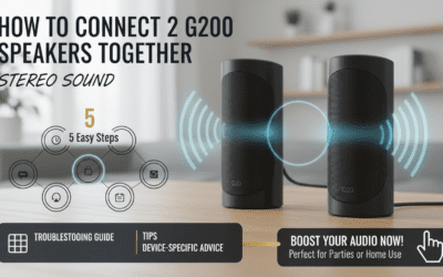 How to Connect 2 G200 Speakers Together