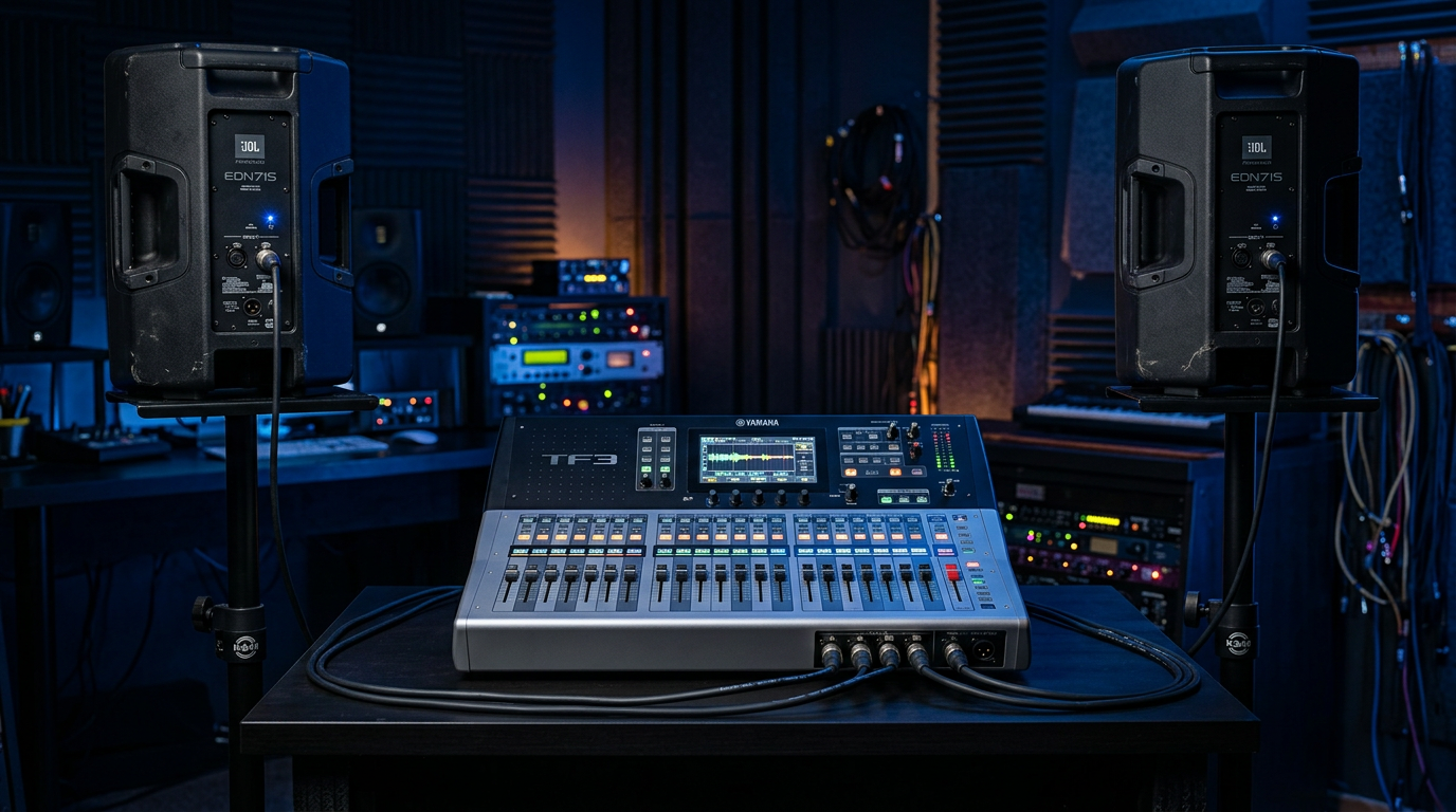 How to Connect Active Speakers to Mixer