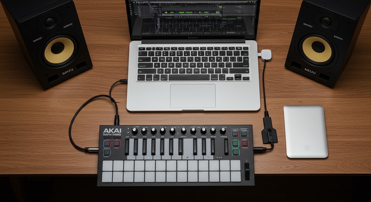 How to Connect Akai MPK Mini to Speakers (Easy Setup)