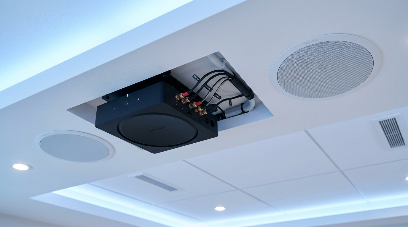 How to Connect Ceiling Speakers to Sonos