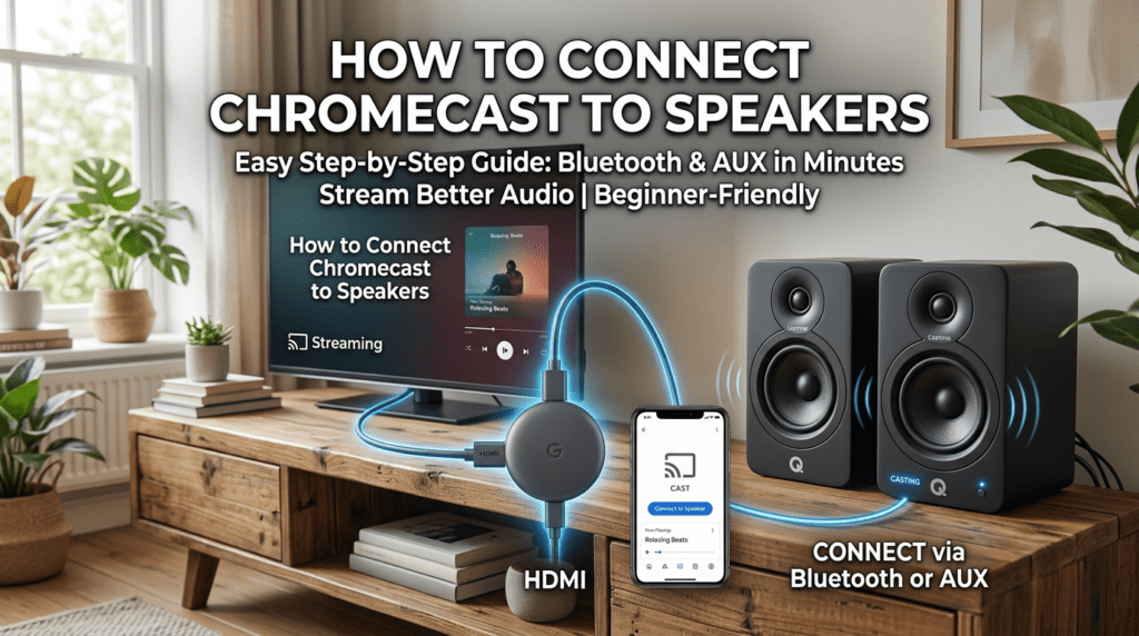 How to Connect Chromecast to Speakers