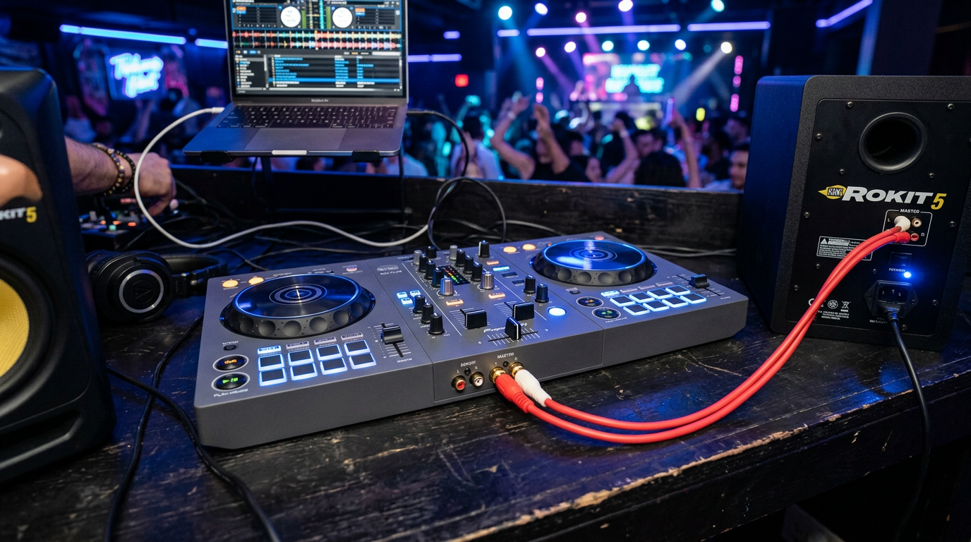 How to Connect DDJ FLX4 to Speakers Guide