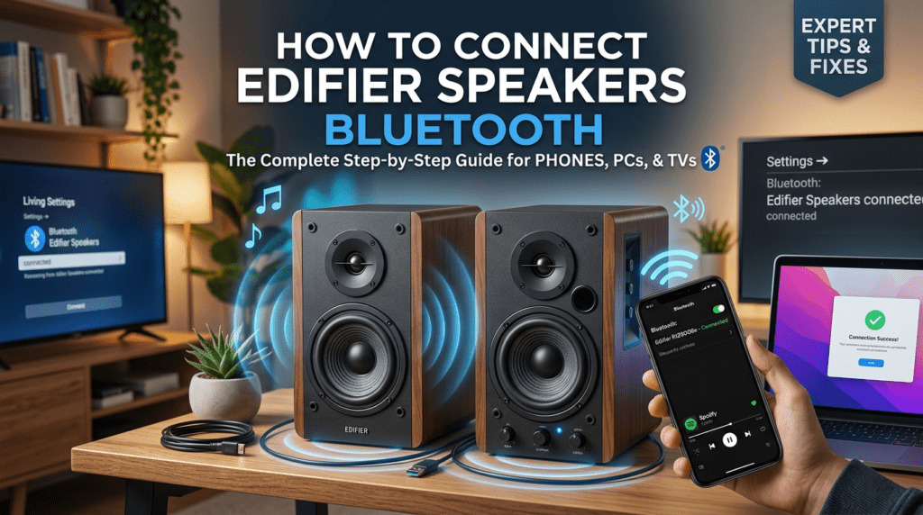 How to Connect Edifier Speakers Bluetooth