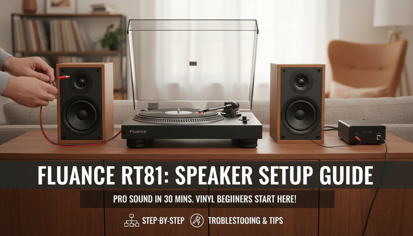 How to Connect Fluance RT81 to Speakers