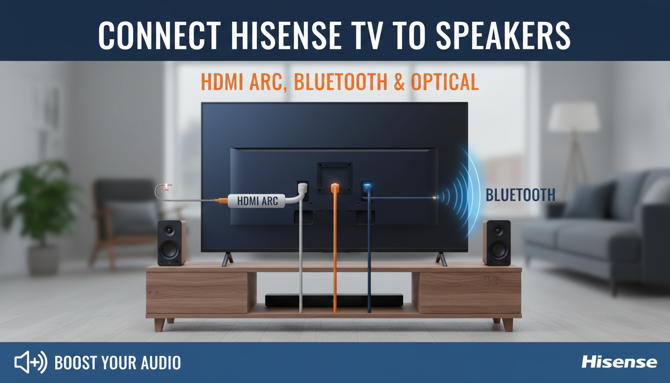 How to Connect Hisense TV to Speakers
